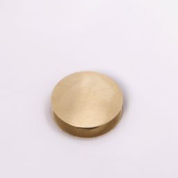 ETAL Freeflow Brushed Brass Round Head Bath Overflow Filler Tap  With Clicker Waste