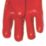Site  PVC Dipped Gloves Red Medium