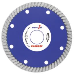 Marcrist CK600SF Tile Turbo Cut Blade 115mm x 22.23mm