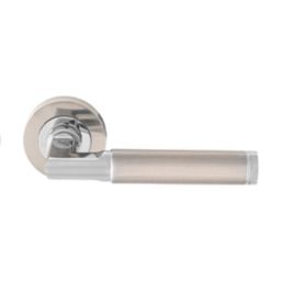 Carlisle Brass Belas Door Handle Pair Satin Nickel