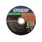 Erbauer  Masonry Cutting Discs 125mm (5") x 22.2mm 5 Pack