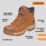 Site Fortress Size 10  Tan Waterproof Steel Toe Cap Safety Boots
