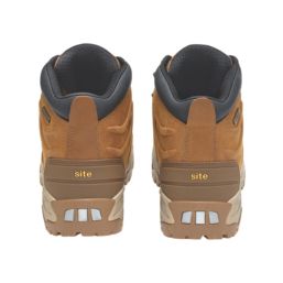 Site Fortress Size 10  Tan Waterproof Steel Toe Cap Safety Boots