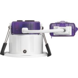 Luceco FType Ultra Adjustable  Fire Rated LED Downlight Dim to Warm & CCT  White 4-6W 675/690lm