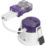 Luceco FType Ultra Adjustable  Fire Rated LED Downlight Dim to Warm & CCT  White 4-6W 675/690lm