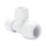 Hep2O  Plastic Push-Fit Reducing Keyless Tee 22mm x 15mm x 15mm