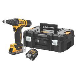 DEWALT DCF403E1T-GB 18V 1 x 1.7Ah Li-Ion PowerStack Brushless Cordless Riveter