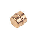Flomasta  Copper Solder Ring Stop Ends 15mm 2 Pack