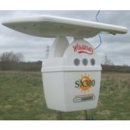 Stockshop SX300 Solar-Powered Electric Fence Energiser Battery-Powered