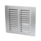 Map Vent Fixed Louvre  Vent Silver 229mm x 229mm