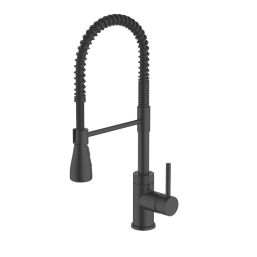 Swirl Seville  Mixer Tap Matt Black