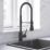Swirl Seville  Mixer Tap Matt Black