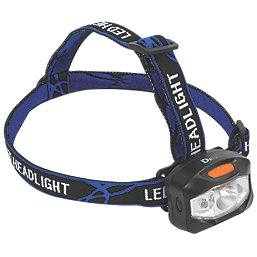 Diall   LED Head Torch Black 120lm