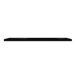 RB UK Black Twin Slot Shelf 800mm x 250mm x 19mm