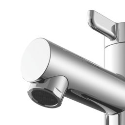 Swirl Bonda Chrome 120mm Standard Lever 2 Tap Holes Basin Pillar Tap