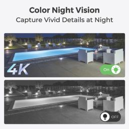 Reolink P434 PoE or Mains-Powered White Wired 4K Indoor & Outdoor Dome Add-On Camera