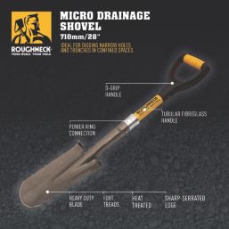 Roughneck  Digging Head Heavy Duty Micro Drainage Shovel