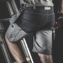 Scruffs Trade Flex Work Shorts Graphite 38" W