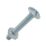 Easyfix  Bright Zinc-Plated  Roofing Bolts M6 x 50mm 10 Pack