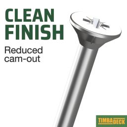 Timbadeck  PZ Double-Countersunk  Decking Screws 4.5mm x 75mm 500 Pack