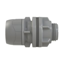 PolyPlumb Enhanced  Plastic Push-Fit Tank Connector 15mm