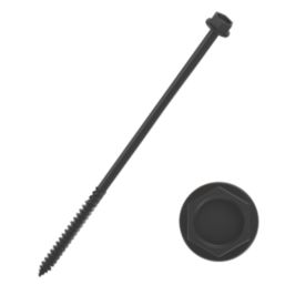 TimbaScrew  Hex Flange Thread Cutting Timber Screws 6.7mm x 200mm 50 Pack