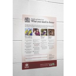 Health and Safety Poster 420mm x 297mm