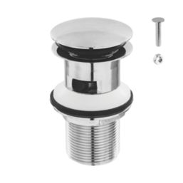 McAlpine Slotted Pop Up Basin Waste Chrome 60mm