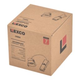 Lexco Chara Fixed  Fire Rated LED Downlight Black 11W 500-800lm