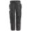 Snickers 6224 Canvas Stretch Trousers Black 36" W 32" L