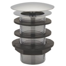 Highlife Bathrooms Unslotted Free Flowing Basin Waste Chrome 65mm