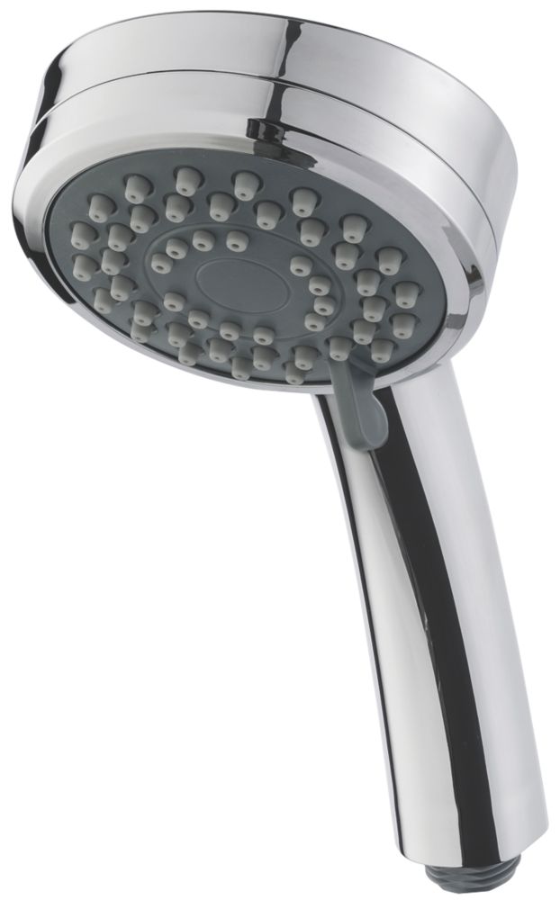 Triton 3Position Shower Head Chrome 84mm x 230mm Screwfix