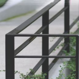 Essentials Black Flat Profile 1m x 35mm x 6mm