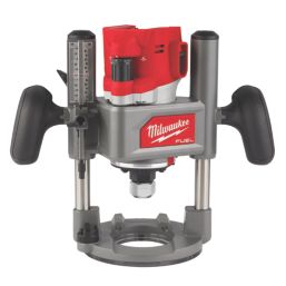 Milwaukee M18FR12KIT-0P FUEL 18V Li-Ion RedLithium 8mm, 12mm, 1/4" & 1/2" Brushless Cordless Router with Fixed & Plunge Base - Bare