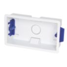 LAP  2-Gang Dry Lining  Boxes 35mm 10 Pack