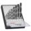 Bosch  Straight Shank Double-Flute Brad Point Wood Drill Bit Set 8 Pieces