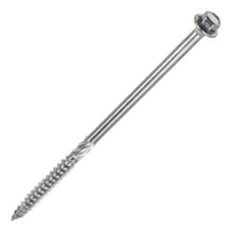 Timco  Hex Socket Thread Cutting Timber Screws 6.7mm x 150mm 25 Pack