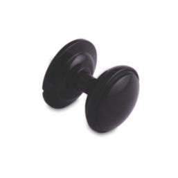 Fab & Fix Decorative Round Door Knob Black 75mm