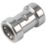 Tectite Sprint  Chrome-Plated Copper Push-Fit Equal Coupler 15mm