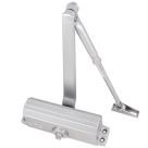 Smith & Locke Series 3 Fire Rated Overhead Door Closer Silver