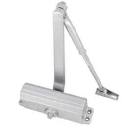 Smith & Locke Series 3 Fire Rated Overhead Door Closer Silver