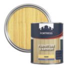 Fortress 750ml Clear Satin Water-Based Interior Furniture Varnish