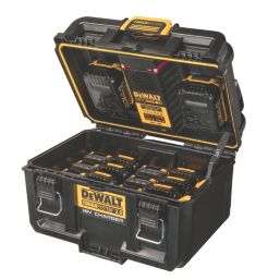 DEWALT DWST83470-GB 10.8/12/18/54V Li-Ion XR Dual-Port ToughSystem 2.0 Charger Box + 0.5A 2-Outlet Type A USB Charger