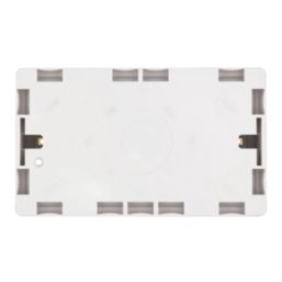 Vimark Pro 2-Gang Surface Pattress White Back Box 25mm