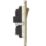 Knightsbridge  13A 2-Gang DP Switched Double Socket Polished Brass  with White Inserts