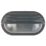 Zink Eyelid Outdoor Oval Bulkhead Black