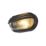 Zink Eyelid Outdoor Oval Bulkhead Black