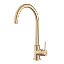 Swirl Elbe Tap Brushed Brass