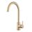 Swirl Elbe Tap Brushed Brass