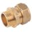 Midbrass  Brass Compression Adapting Male Coupler 3/4" x 3/4"